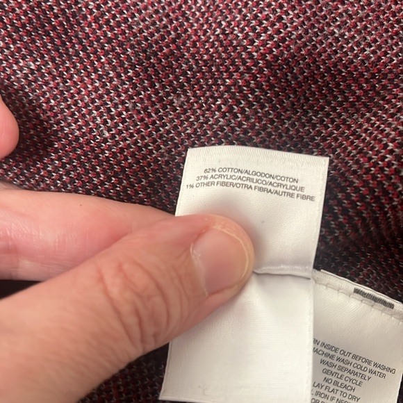 Anne Klein Long Plaid Cardigan Coat Jacket - Picture 11 of 12